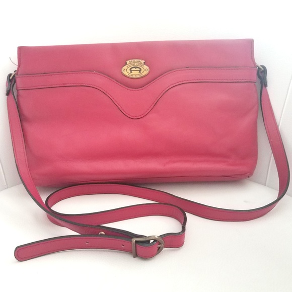 Etienne Aigner Handbags - Etienne Aigner Pink Medium Crossbody Shoulder Bag